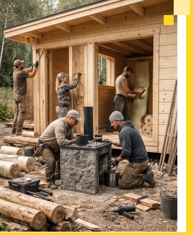 Купить баню под ключ в Минусинске строительство монтаж отделка