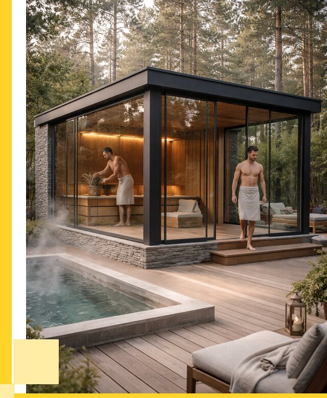 Стеклянные бани и двери в Минусинске от 457245 р. | ЭриданМнс