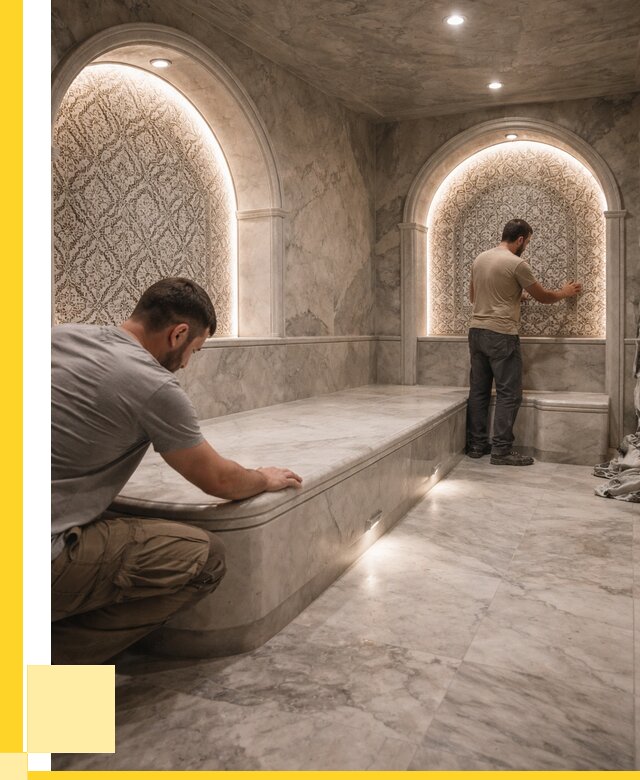 Турецкие бани под ключ в Минусинске от 254025 р. | ЭриданМнс