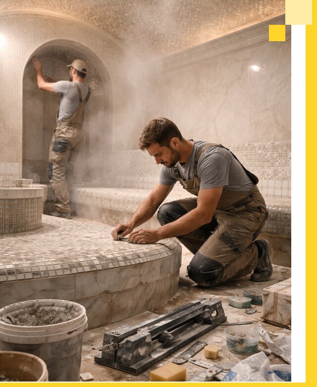 Профессиональный дизайн хамама и SPA под ключ в Минусинске