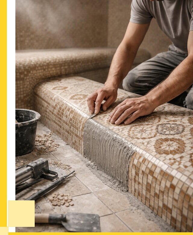 Плитка для хамама под ключ в Минусинске от 3556 р. | ЭриданМнс