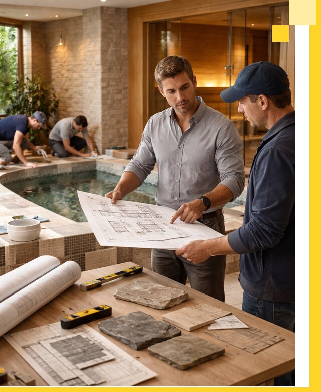 Проектирование SPA зон под ключ в Минусинске с инженерией