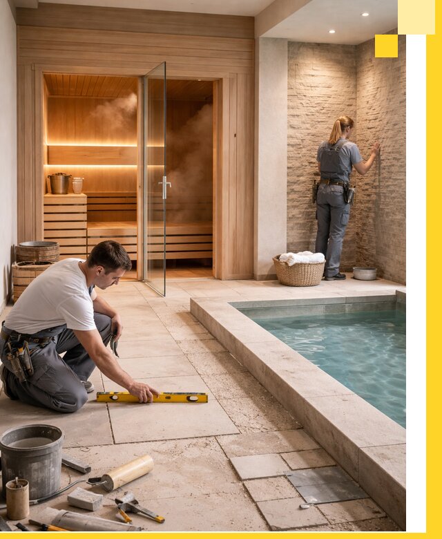 Комплексный дизайн и отделка интерьеров SPA под ключ в Минусинске